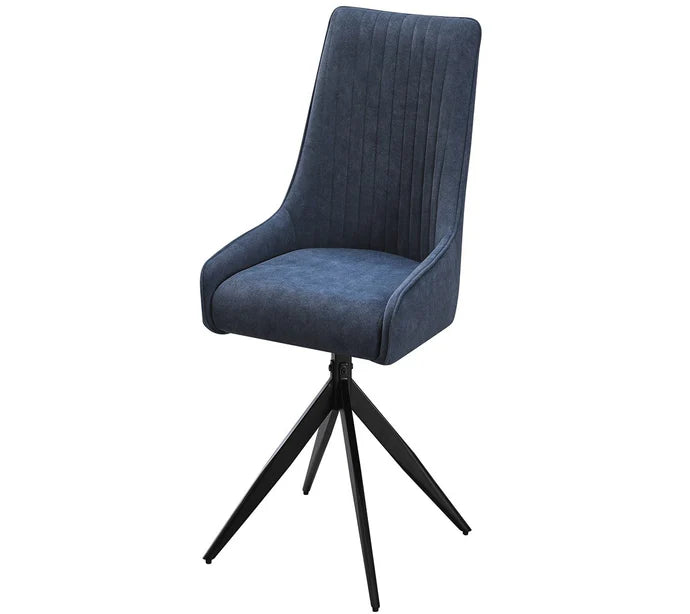 RUSSELL SPIN BLUE X2 DINING CHAIR
