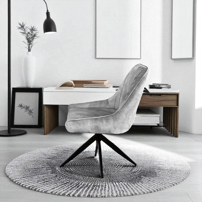 SAVONA BEECH WITH 6 RUSSEL GREY CHAIRS DINING SET