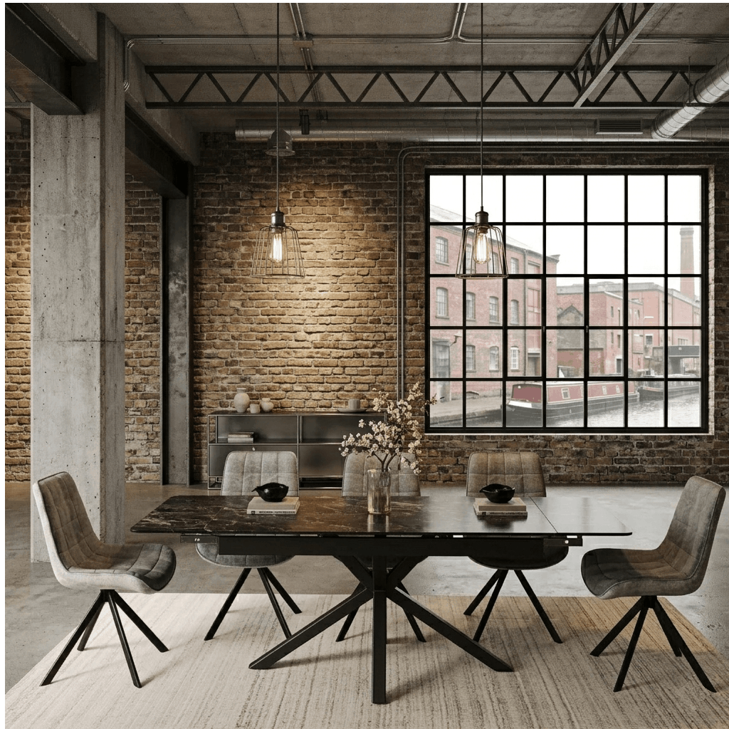 DT-16 .SAVONA TABLE BLACK LARGE