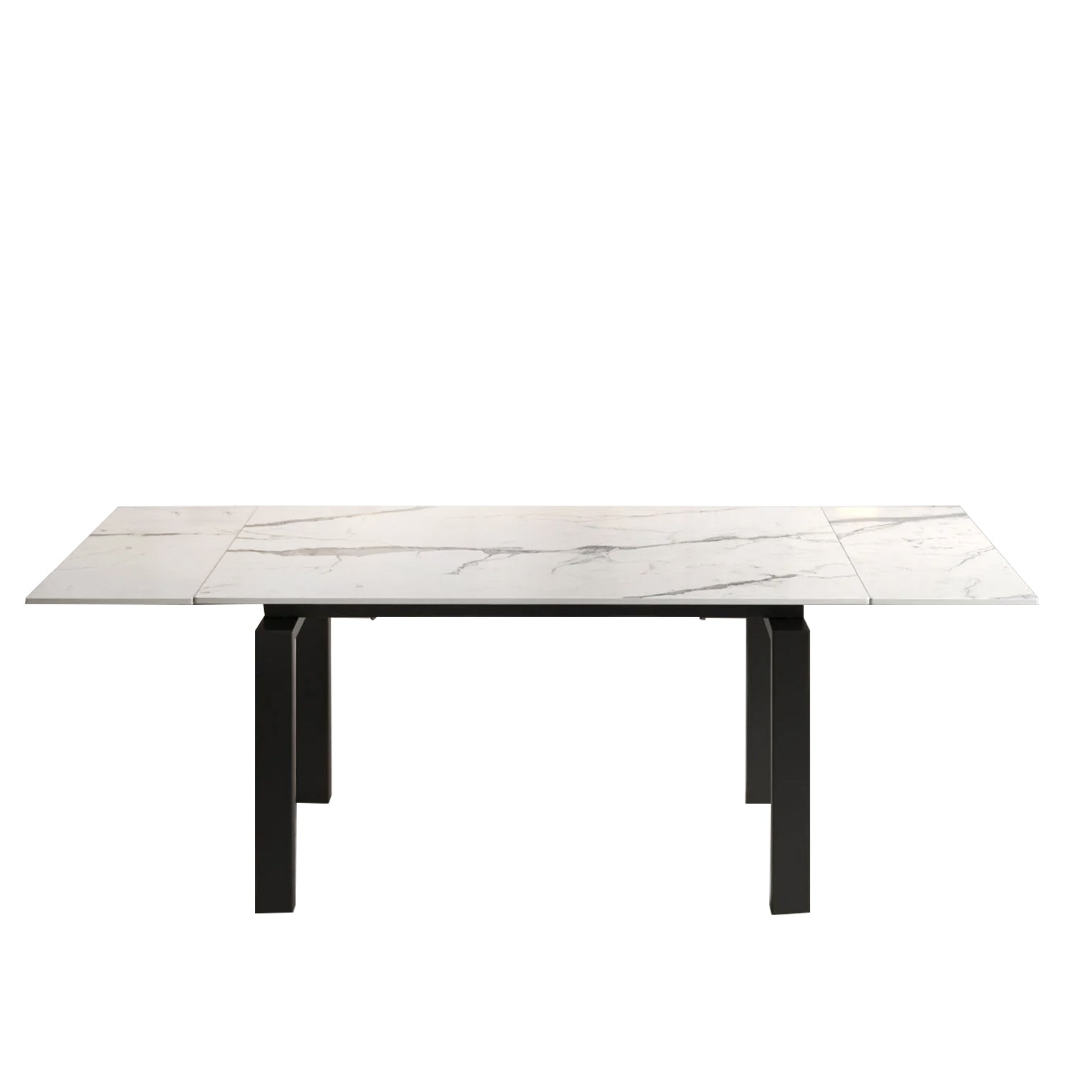 DS-17 .SORRENTO TABLE WHITE WITH 6 VENEZIA CREAM CHAIR