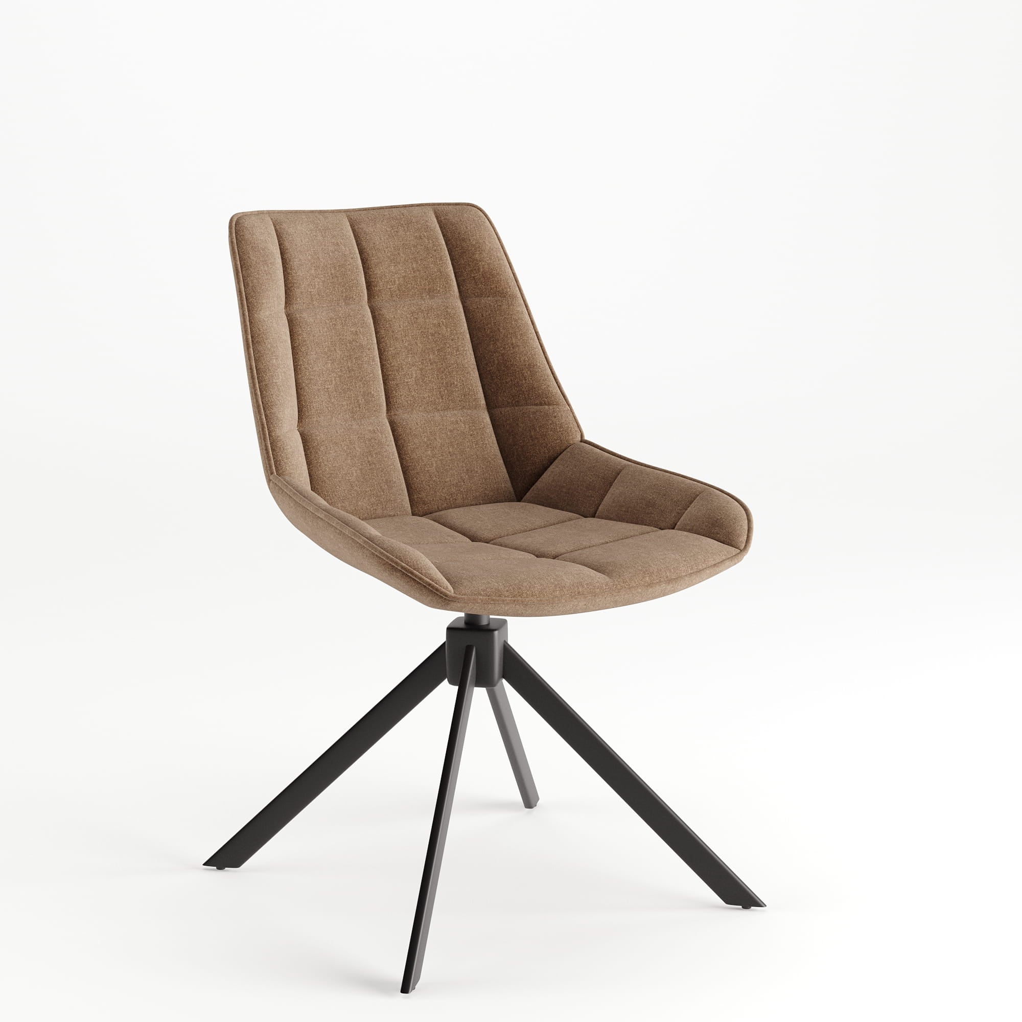 DS-31 .SAVONA TABLE GREY WITH 6 LEICESTER GRID SWIVEL CHAIR