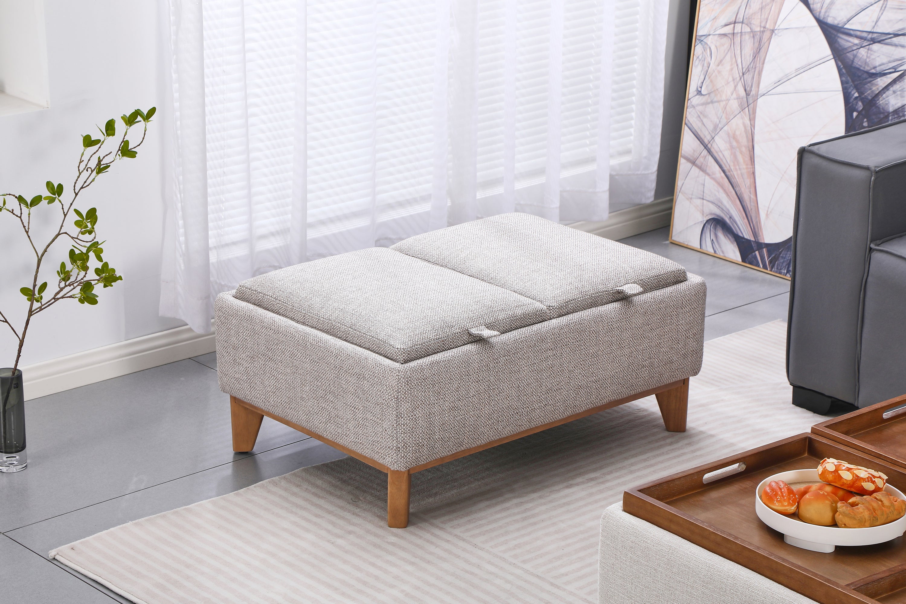 PARMA OTTOMAN COFFEE TABLE - SMALL