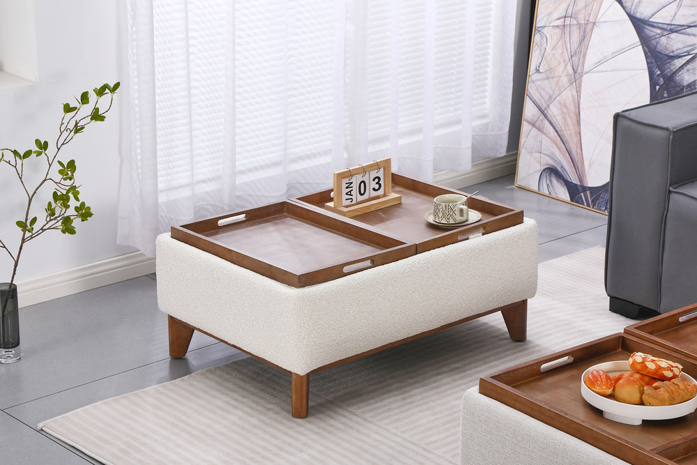 PARMA OTTOMAN COFFEE TABLE - SMALL