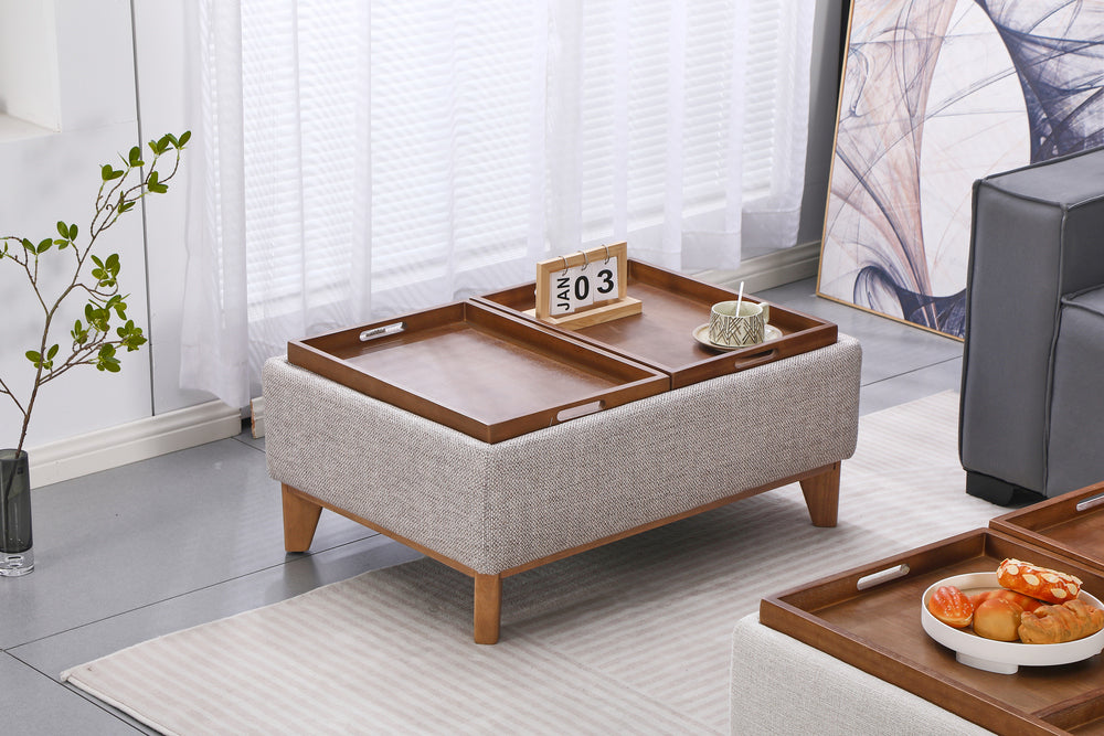 PARMA OTTOMAN COFFEE TABLE - SMALL