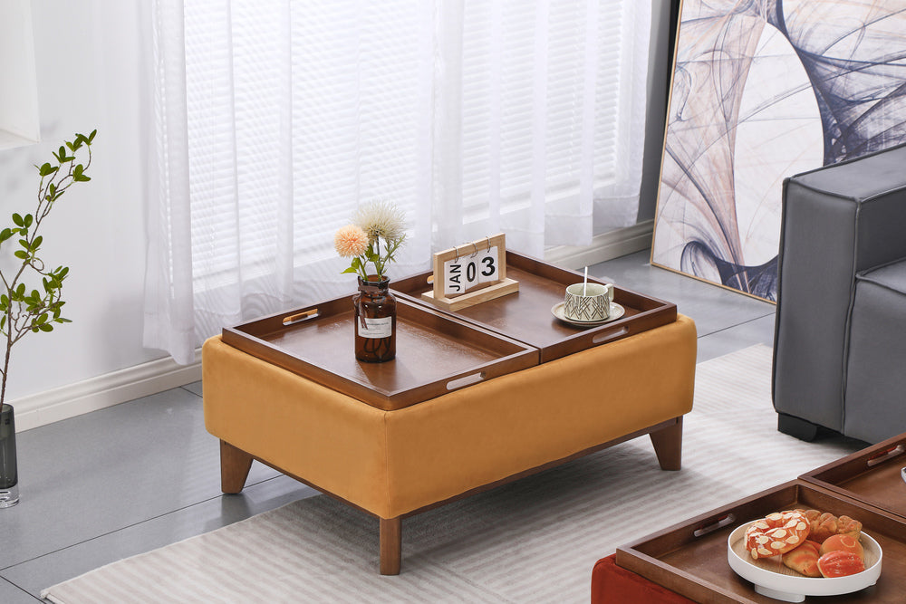 PARMA OTTOMAN COFFEE TABLE - SMALL