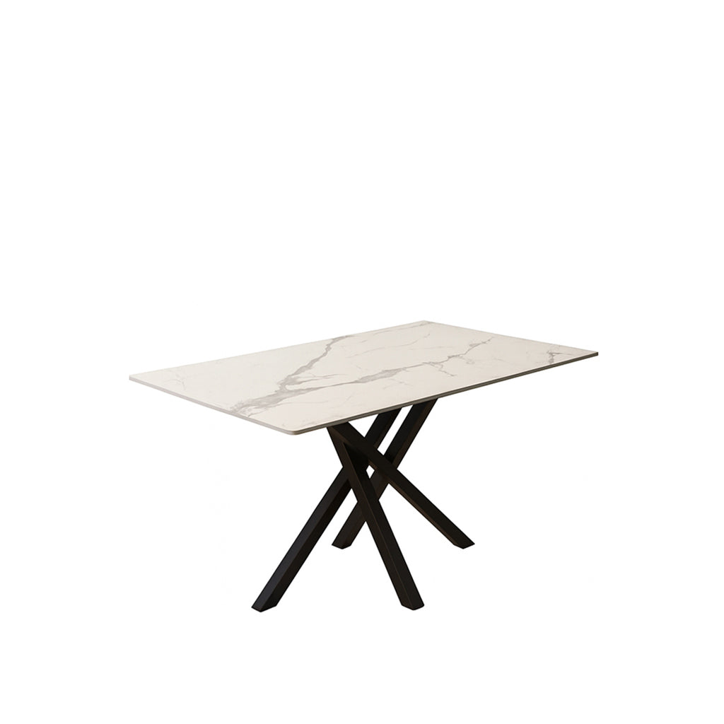 DT-23 .AREZZO DINING TABLE WHITE