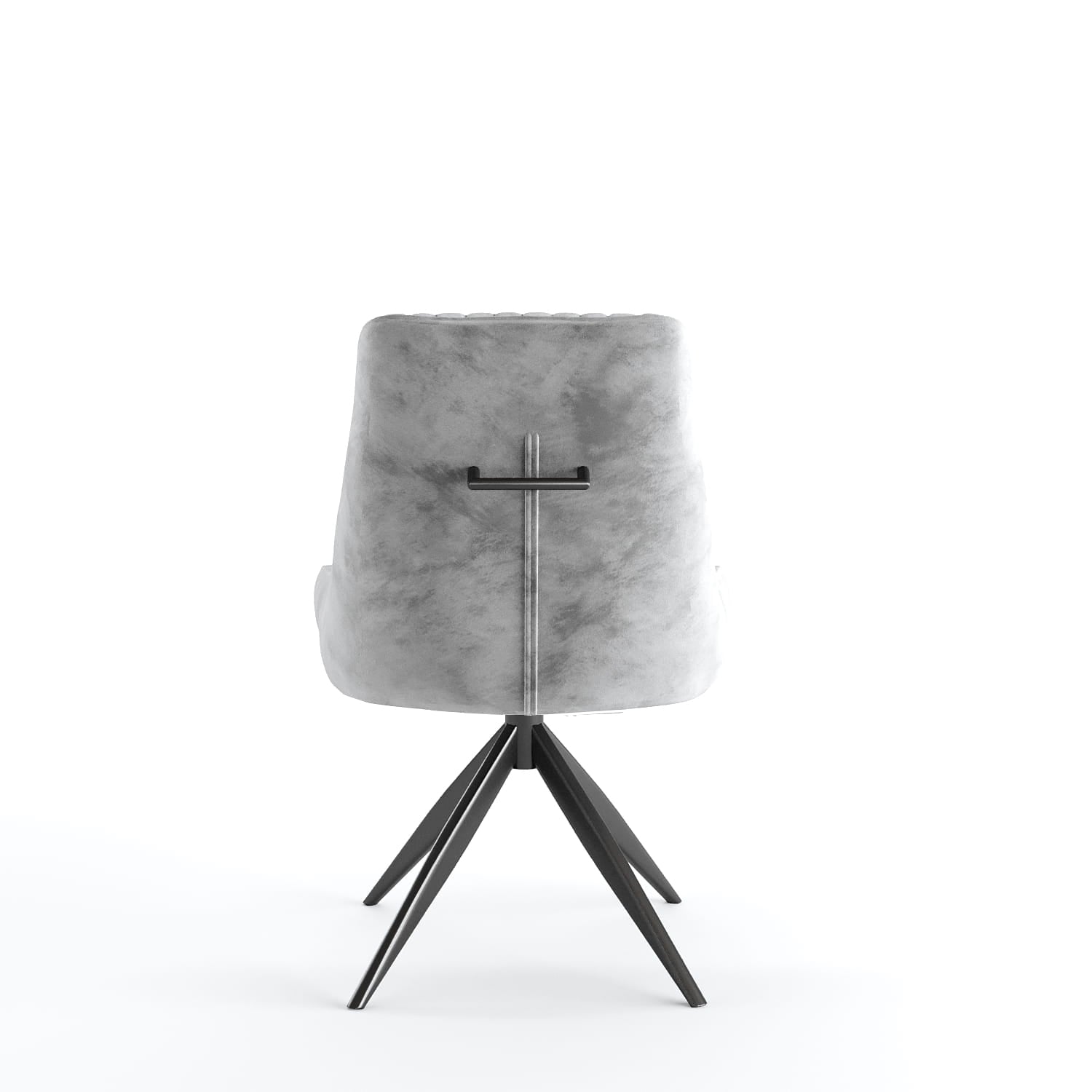 DS-12 .SAVONA WHITE MARBLE EXTENDABLE TABLE  WITH 6 RUSSELGREY SWIVEL