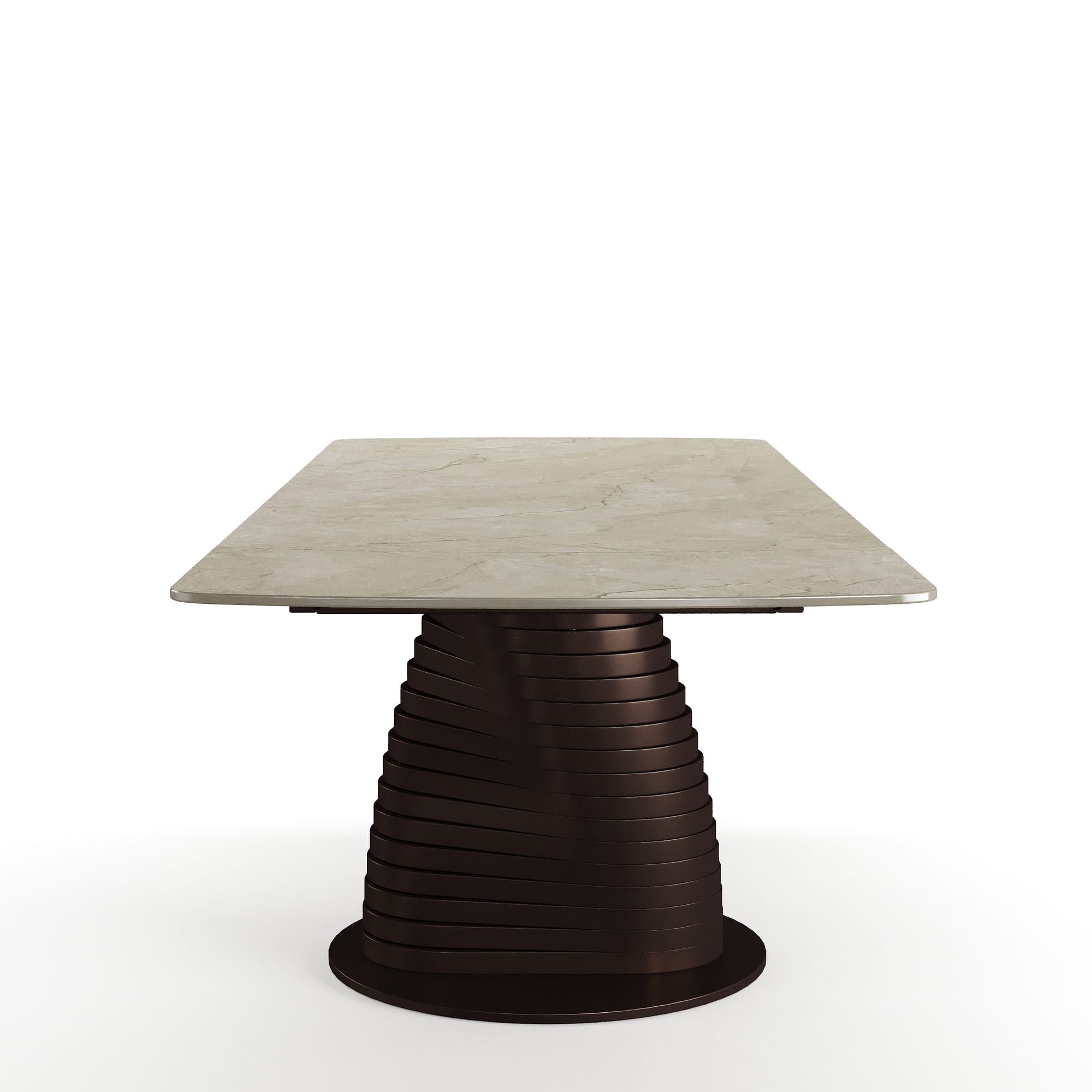 DS-32 .AURELIA WITH TWIST BASE (2.4M) WITH 6 WINCHESTER CURVE LIGHT BEIGE CHAIR