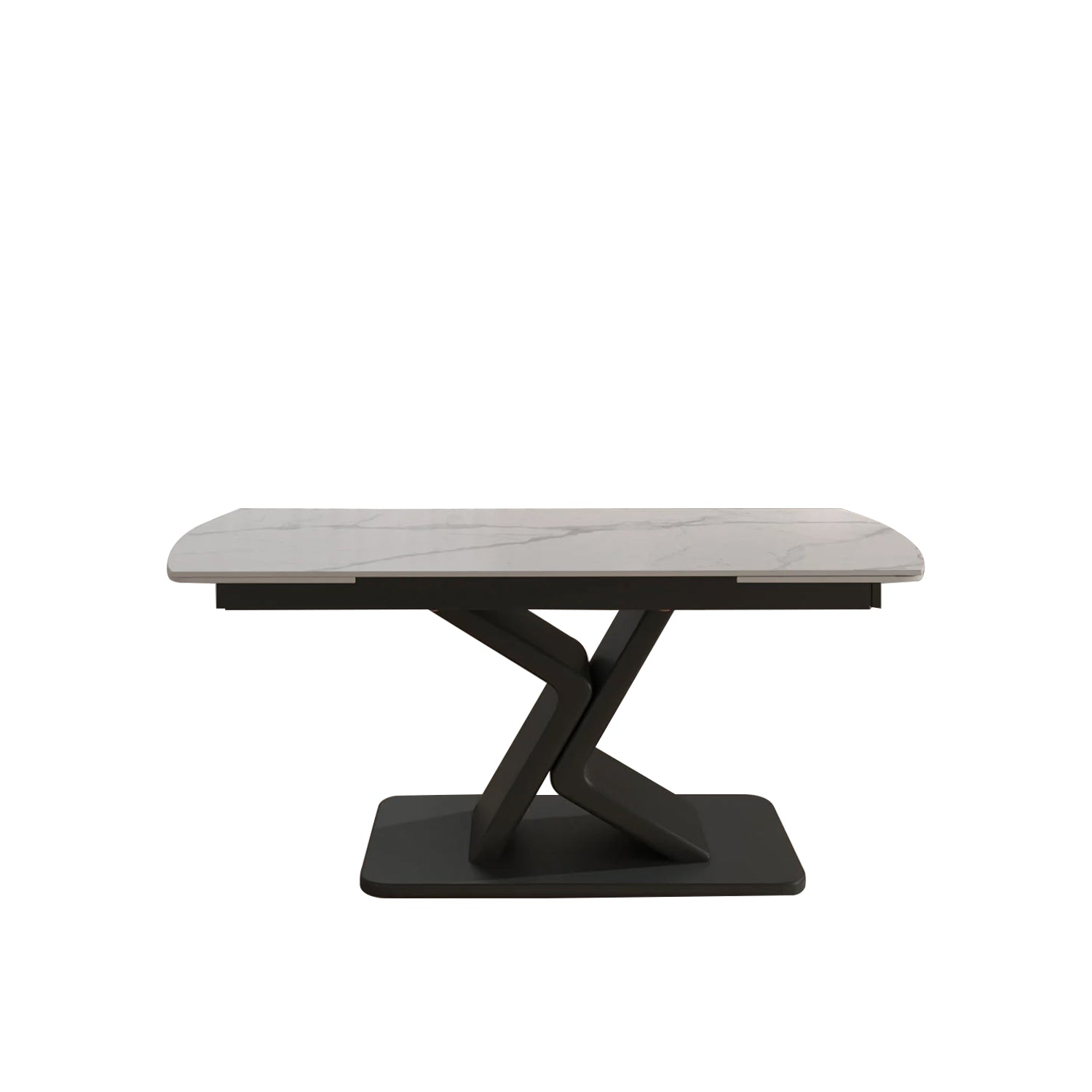 DS-24 .EMILIO TWIST WHITE  WITH 6 HARRISON LIGHT GREY CHAIR