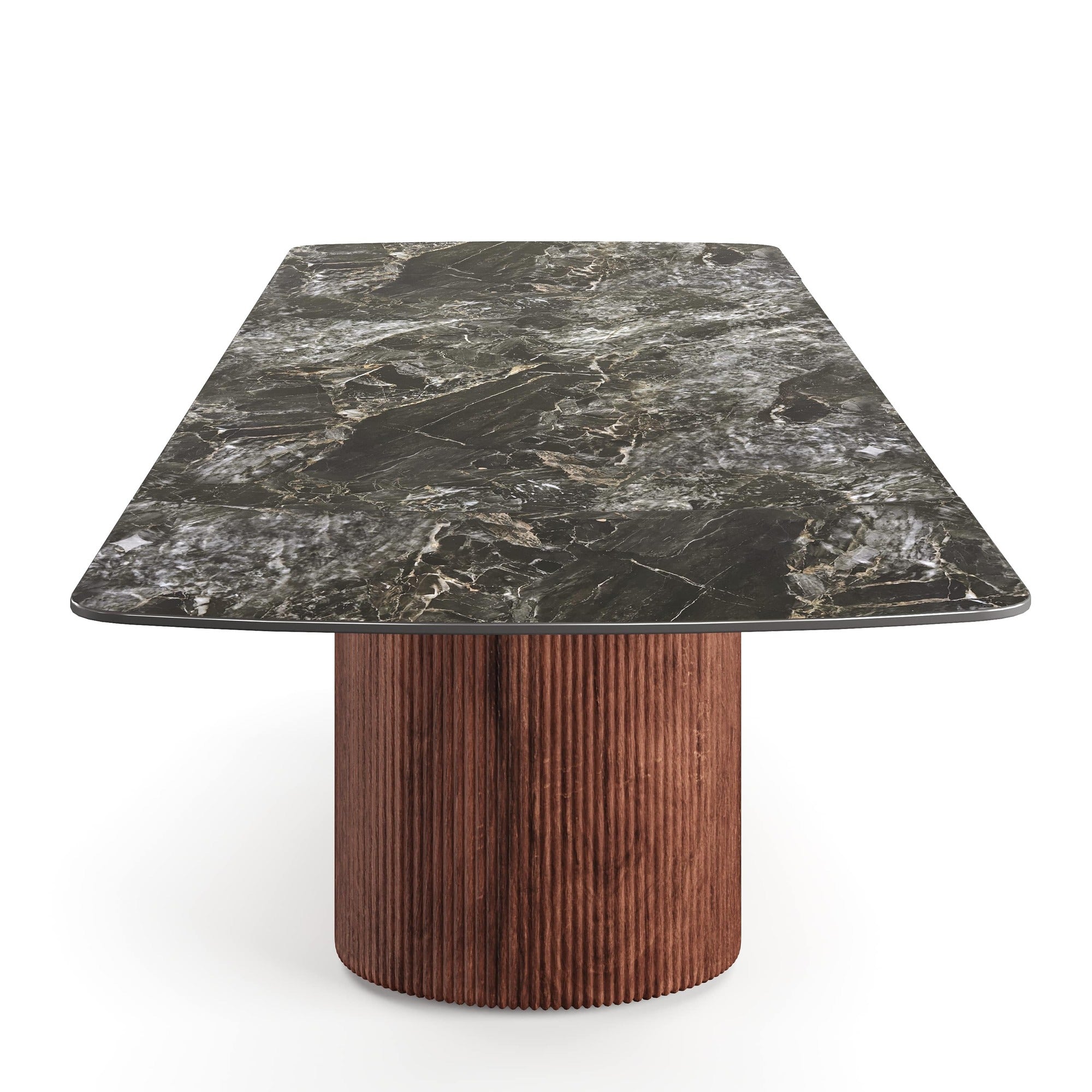 DS-35 .AURELIA WITH WOOD BASE (2.4M) WITH 6 TORINO BLUE GREY CHAIR