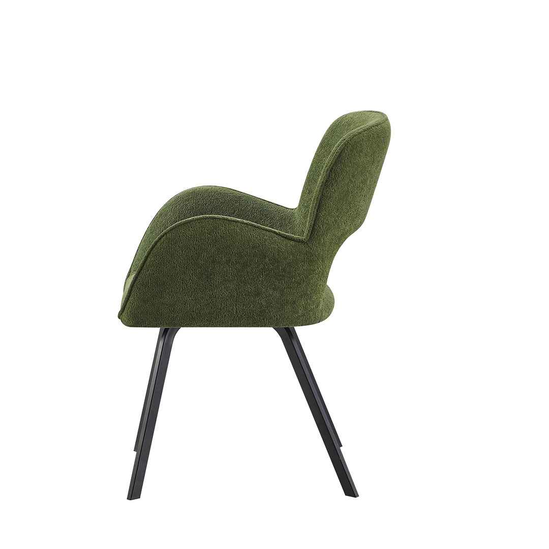 DS-14 .SAVONA WHITE MARBLE EXTENDABLE TABLE  WITH 6 BRUTAS GREEN