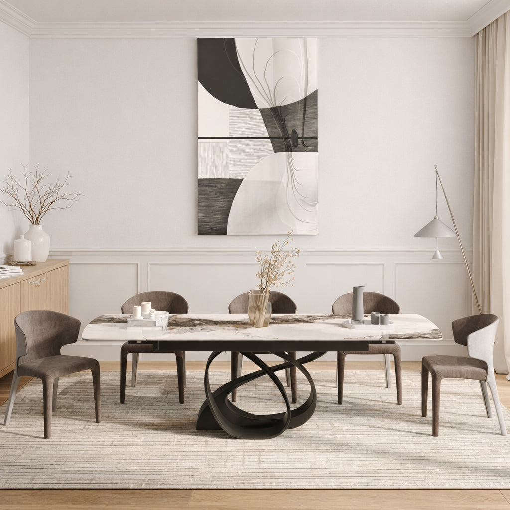 DT-10 .Venezia Extendable Dining Table