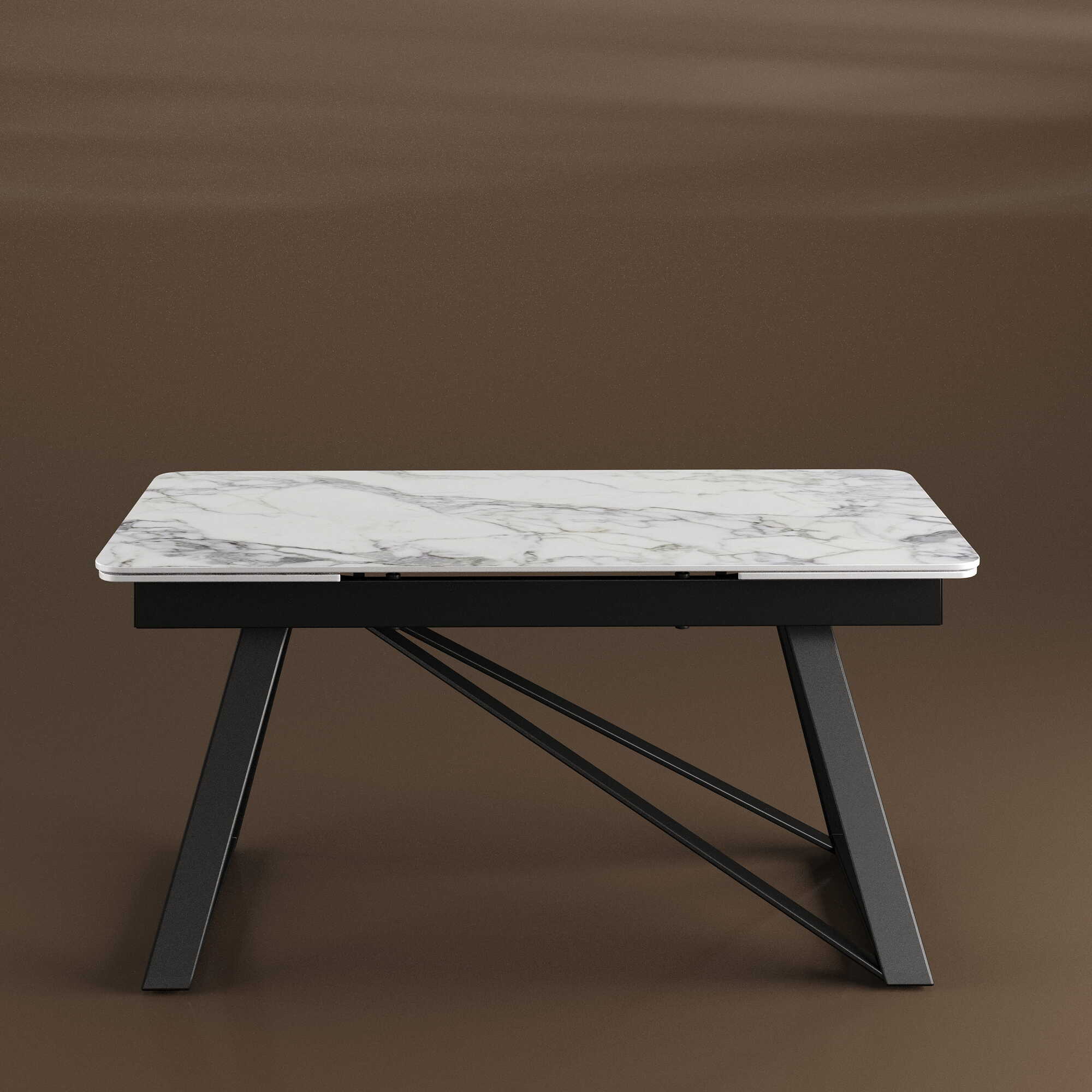 DT-8 .VICENZA EXTENDABLE  TABLE WHITE
