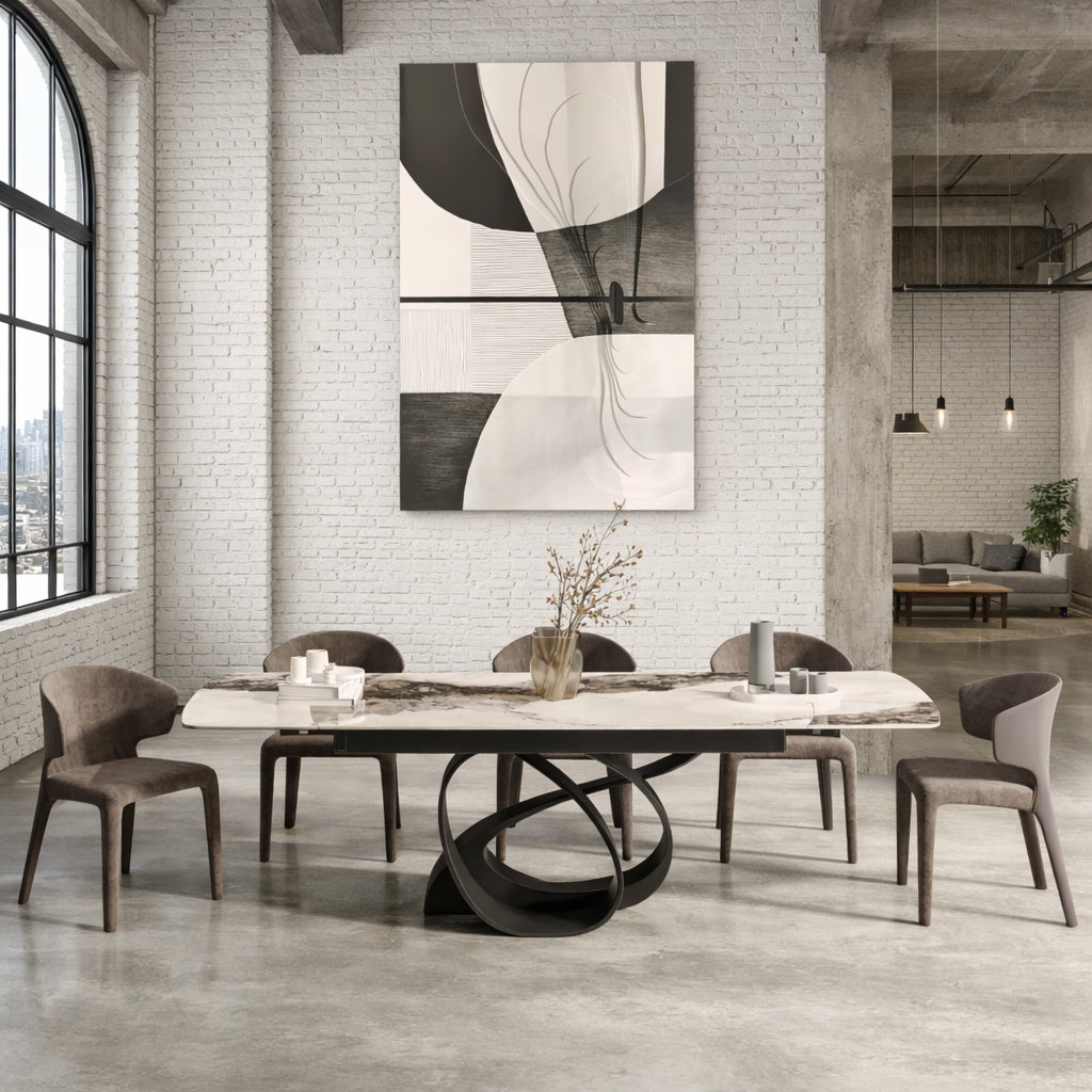 DT-10 .Venezia Extendable Dining Table