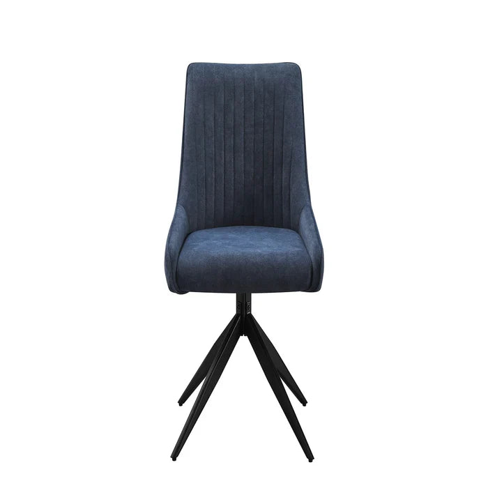 RUSSELL SPIN BLUE X2 DINING CHAIR