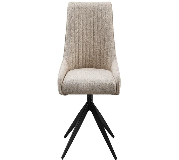 RUSSELL SPIN X 2 DINING CHAIR BEIGE