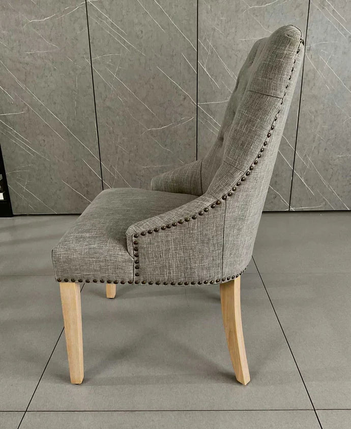 MANOLA LIGHT GREY DINING CHAIR