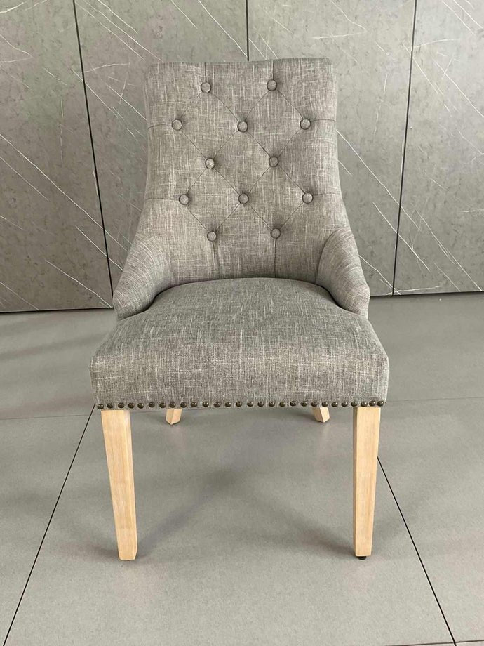 MANOLA LIGHT GREY DINING CHAIR