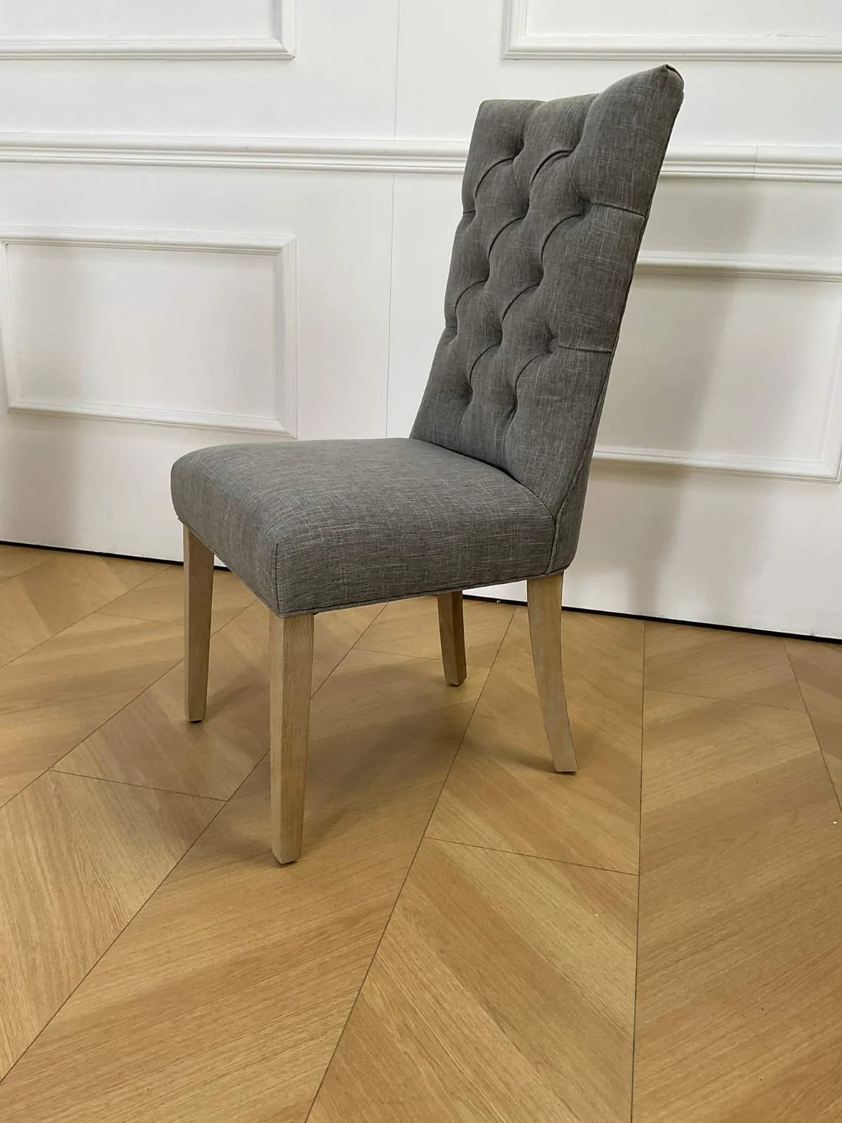 ANDREA LIGHT GREY DINING CHAIR