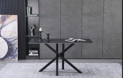 AREZZO DINING TABLE BLACK