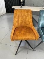 RUSSEL SPIN X2 MUSTARD DINING CHAIR