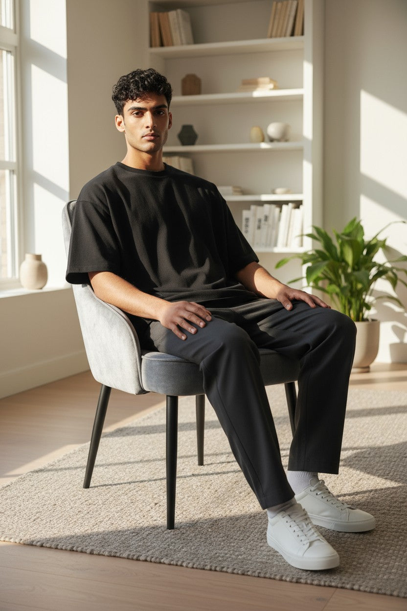 SAVONA BEECH WITH 6 HARRISON GREY  CHAIRS DINING SET