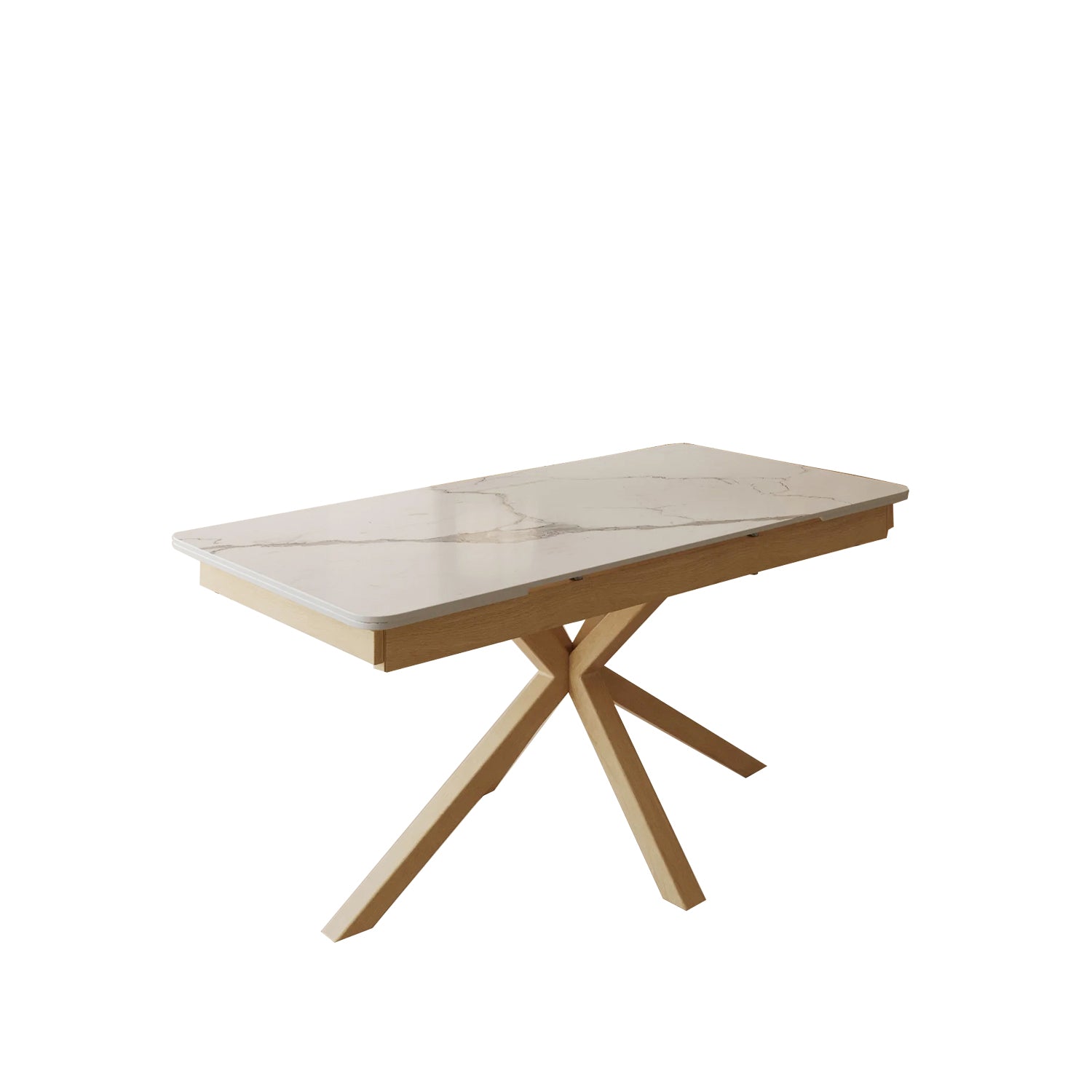 DT-15 .SAVONA WOOD TABLE WHITE