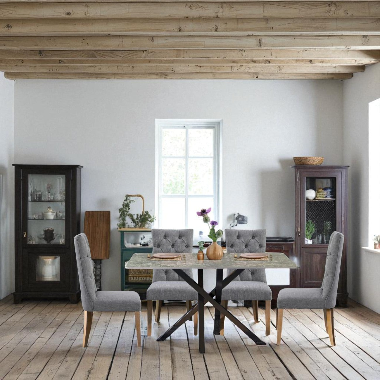 AREZZO DINING TABLE GREEN